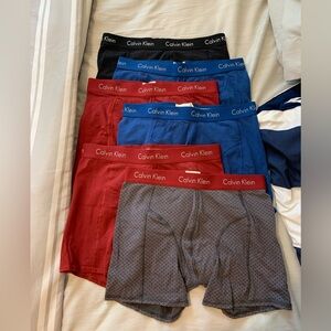 6 pairs of Calvin Klein Cotton Stretch Boxer Briefs